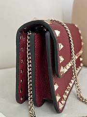 Valentino Mini Calf Leather red bag size 21×6×11cm - 2