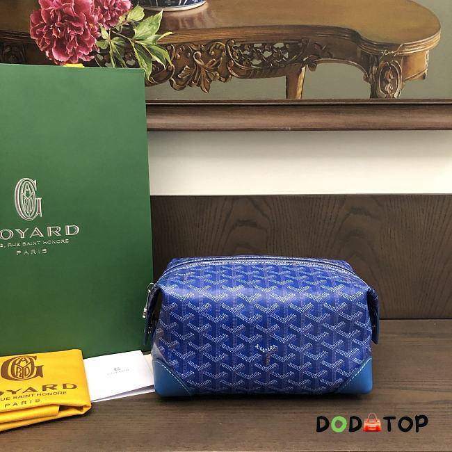 Goyard make-up bag blue - 1