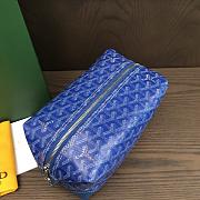 Goyard make-up bag blue - 3