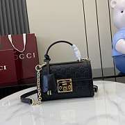 Gucci Small Padlock Handbag black size  20x13x 8 cm - 1