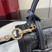 Gucci Small Padlock Handbag black size  20x13x 8 cm - 6