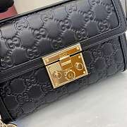 Gucci Small Padlock Handbag black size  20x13x 8 cm - 3