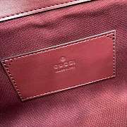 Gucci Small Padlock Handbag red size 20x13x 8 cm  - 2