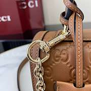 Gucci Small Padlock Handbag brown size 20x13x 8 cm - 3