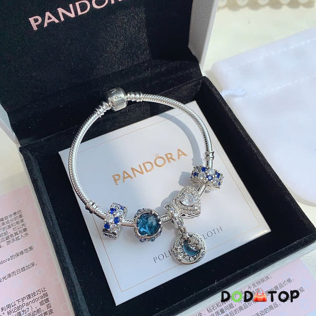 Pandora bracelet (the number of charms and the bracelet are the same as in the picture) - 02 - 1