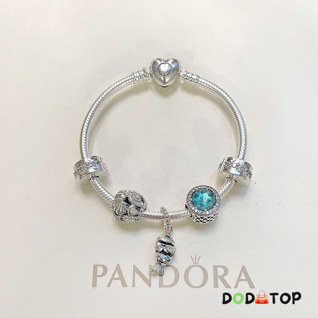 Pandora bracelet (the number of charms and the bracelet are the same as in the picture) - 04 - 1