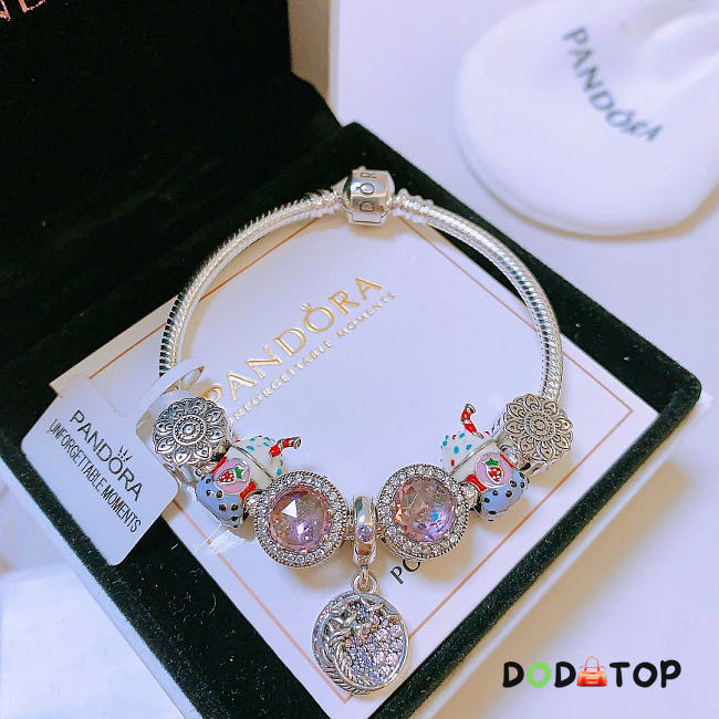 Pandora bracelet (the number of charms and the bracelet are the same as in the picture) - 06 - 1