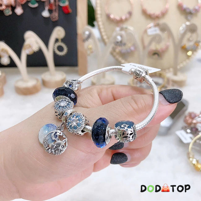 Pandora bracelet (the number of charms and the bracelet are the same as in the picture) - 07 - 1
