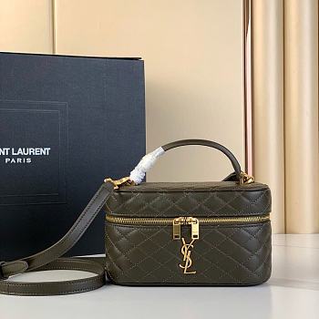 Saint Laurent  handbag green size 18×11×6.5 cm
