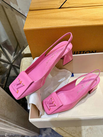 Louis Vuitton hight heels pink color 5.5cm