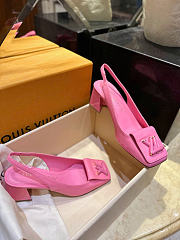 Louis Vuitton hight heels pink color 5.5cm - 3