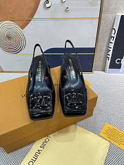 Louis Vuitton hight heels black color 5.5cm - 1