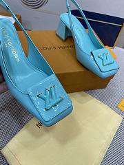 Louis Vuitton hight heels blue color 5.5cm - 6