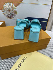 Louis Vuitton hight heels blue color 5.5cm - 4