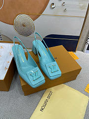 Louis Vuitton hight heels blue color 5.5cm - 3
