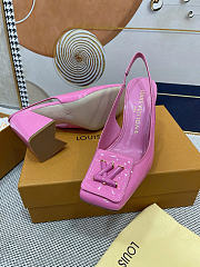 Louis Vuitton hight heels pink color 8.5cm - 5
