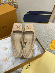 Louis Vuitton hight heels beige color 8.5cm - 4