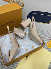 Louis Vuitton hight heels beige color 8.5cm - 3