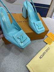 Louis Vuitton hight heels blue color 8.5cm - 4