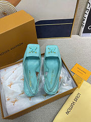 Louis Vuitton hight heels blue color 8.5cm - 3