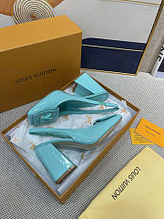 Louis Vuitton hight heels blue color 8.5cm - 2