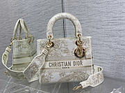 Dior Women Medium Lady D-lite Bag Size 24 x 20 x 11 cm Code ava (25% off) - 4