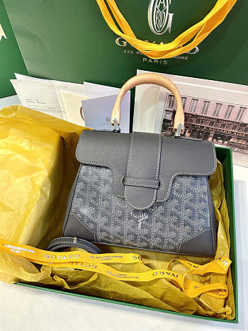 Goyard Saigon Souple Bag gray size 25cm