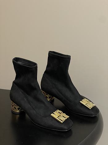 Dior boots black logo