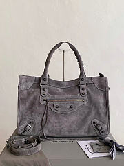 Balenciaga Le City Bag for Her in Storm Gray 38.5×24×13.5cm  - 1