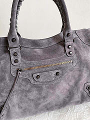 Balenciaga Le City Bag for Her in Storm Gray 38.5×24×13.5cm  - 2