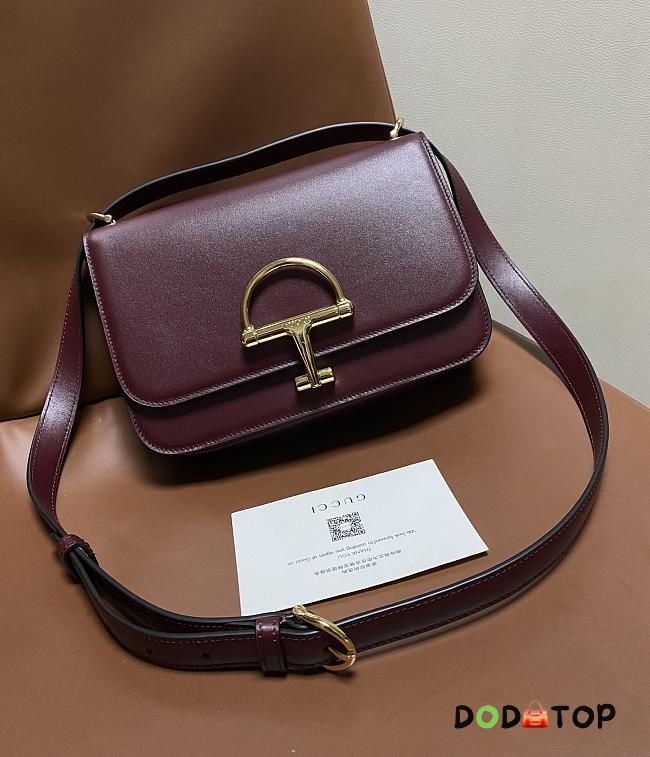 Gucci Siena small shoulder bag red size 22.5x14x8 - 1