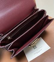 Gucci Siena small shoulder bag red size 22.5x14x8 - 4
