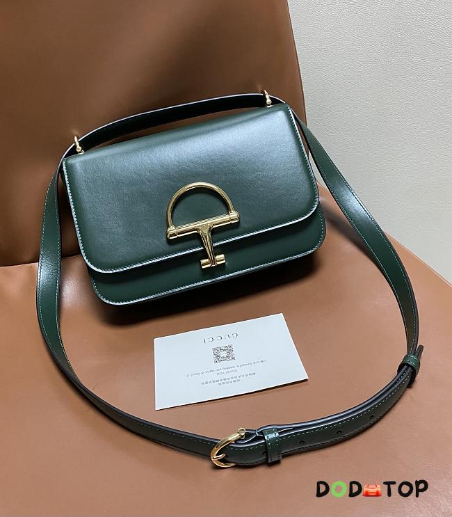 Gucci Siena small shoulder bag green size 22.5x14x8 - 1