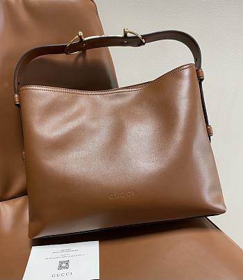 Cabas Gucci Beatrix moyen format brown bag size 35x27.5x11