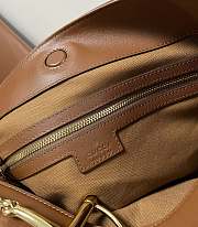 Cabas Gucci Beatrix moyen format brown bag size 35x27.5x11 - 3