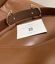 Cabas Gucci Beatrix moyen format brown bag size 35x27.5x11 - 5