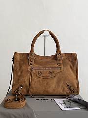 Balenciaga Le City Bag for Her in Storm brown 38.5×24×13.5cm - 1