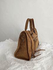 Balenciaga Le City Bag for Her in Storm brown 38.5×24×13.5cm - 4