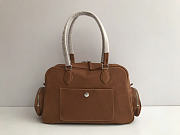 Miu Miu Pocket leather zipped tote bag size  32x22x14cm - 4