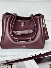 Loewe Madrid red bag size 28.5x11x23cm - 5