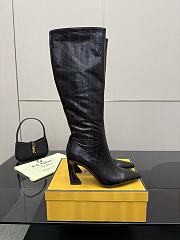 Fendi Arco Beige hagfish leather boots brown - 01 - 3