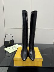 Fendi Arco Beige hagfish leather boots brown - 01 - 4