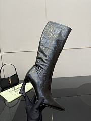 Fendi Arco Beige hagfish leather boots brown - 01 - 5