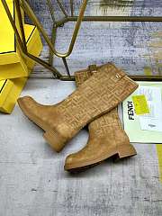 Fendi Filo Light brown suede boots - 1