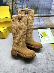 Fendi Filo Light brown suede boots - 2