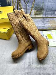 Fendi Filo Light brown suede boots - 3