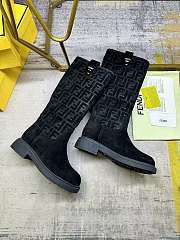 Fendi Filo Light black suede boots - 4