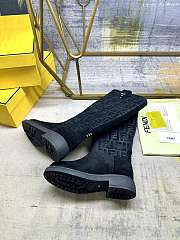 Fendi Filo Light black suede boots - 3