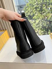 Fendi Apres Chic black FF suede low boots - 6