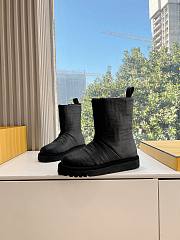 Fendi Apres Chic black FF suede low boots - 3